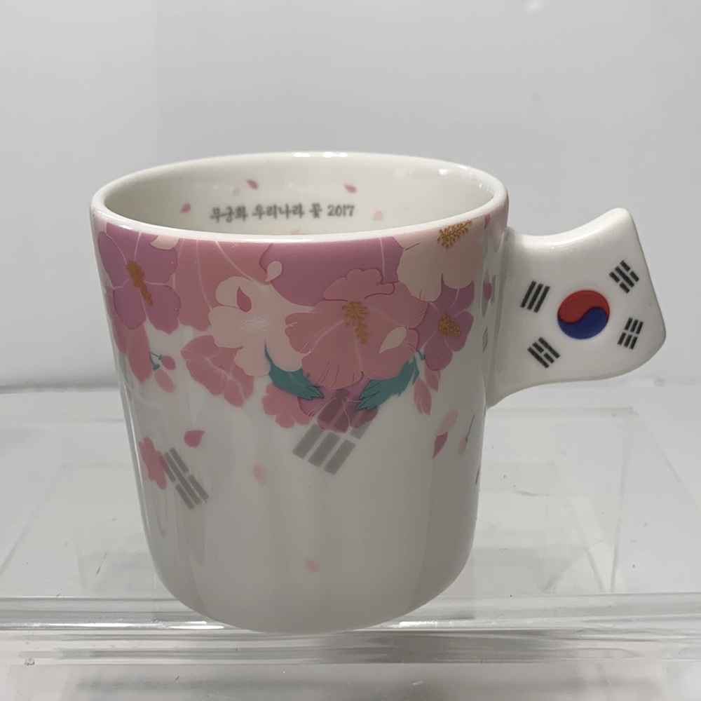 Starbucks KOREA cup 8 oz ceramic MUGUNGHWA